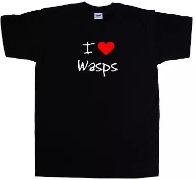 £8.99 • Buy I Love Heart Wasps T-Shirt