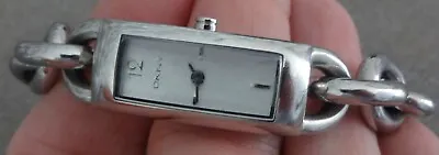 £26.99 • Buy Genuine Dkny Ladies Silver Chain Linked Quartz Bracelet Watch Ny-3815