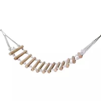 £7.78 • Buy Bird Wooden Ladder Bridge Hamster Climbing Rope Ladder Toys Easy Installation