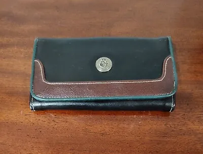 Violet Ray Leather Bifold Wallet 8  - Vintage! • $20.99