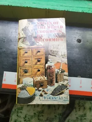Vintage Spices Of The World  Paperback Cookbook By McCormick 1964 • $0.99