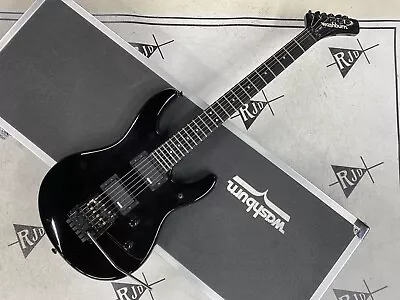$800 • Buy 1985 Washburn Japan G-20V Electric Guitar & Case Black Wonderbar
