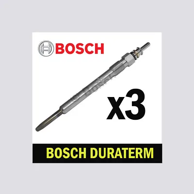 £30.26 • Buy 3x Bosch Glow Plugs For VW POLO 1.2 TDI CFWA 6R 75bhp