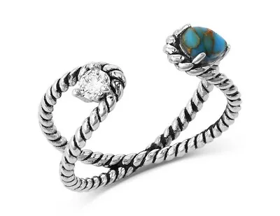 Montana Silversmiths Ring Women Stars And Sky Crystal Turquoise RG5622 • $75