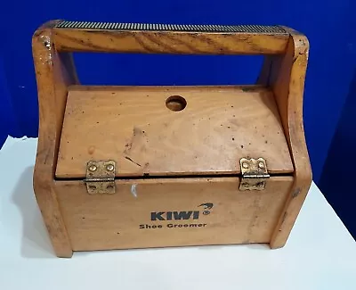 Vintage  Shoeshine Wooden Box. W Accessories. • $6.99
