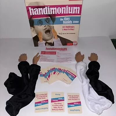 Handimonium - The Tiny Hands Game [2017 - Mattel] *Complete* W/ 112 Challenges • $24