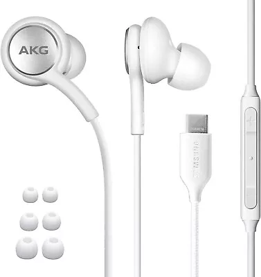 SAMSUNG AKG Type-C USB C Earphones Note 10 20 Plus S20 S21 FE S22 Ultra Earbuds • $18.95