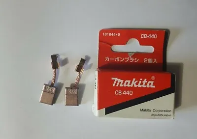 Makita CB-440 Carbon Brush Set For Most Makita 18V Cordless Tools 3x10x13.5mm • $9.99