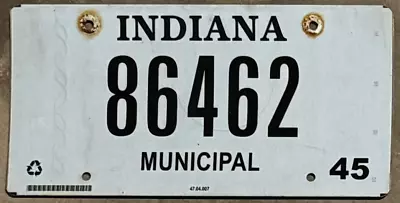 Indiana Municipal License Plate - 86462 - COUNTY 45 Lake County • $55