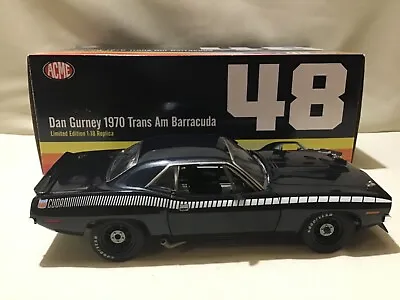 BARRACUDA BLUE STREET VERSION 1970 PLYMOUTH  AAR CUDA  ACME 1/18 A1806101 510dtd • $129.99