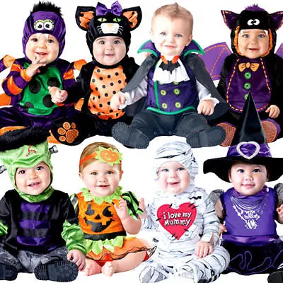 Halloween Baby 0-24 Months Fancy Dress Girls Boys Infant Toddler Childs Costumes • £18.99