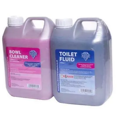 Blue Diamond Twin Pack 2 Litre Chemical Toilet Fluid For Caravan Motorhome Boat  • £14.95