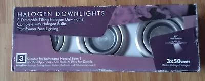 Halogen Downlight X 3 • £0.99