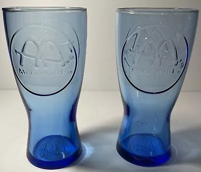 Vintage MCDONALDS Blue Drinking Glasses Dated 1961 Vintage Tumblers • $12