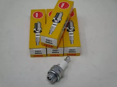 4 Pks Genuine NGK 5921 BM6A Spark Plug's (7421 BMR6A) Trimmer Edger Copper Core • $19.99