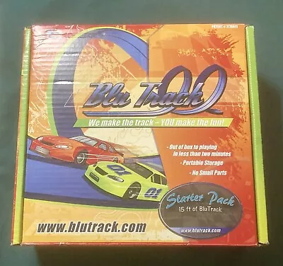 BluTrack Starter Pack Racetrack 15 Ft Hot Wheels Matchbox 2 Car Blu Track • $32.95