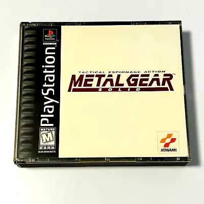 Metal Gear Solid (Sony PlayStation 1 1999) COMPLETE • $59.95