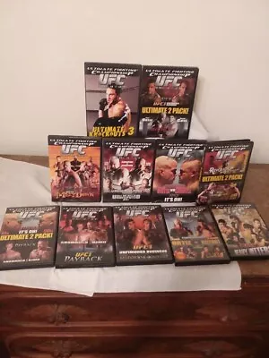 Set Of 11 Ultimate Fighting Championship UFC DVD's • $20