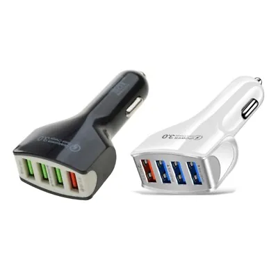 One For Four USB Car Charger Quick Charge Device Universal Truck Tablet 12V 24V • £4.96
