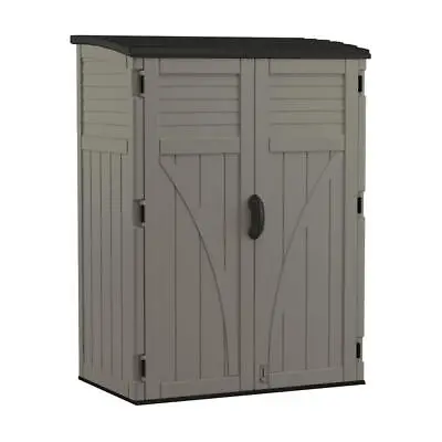 Suncast Vertical Storage Shed 71.5  X 53  X 32.5  W/ Handles Weather Resistant • $426.13