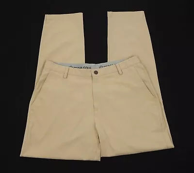 Puma Golf Pounce Khaki Brown Tech Blend Golf Pants Mens 34 X 32 • $14.99