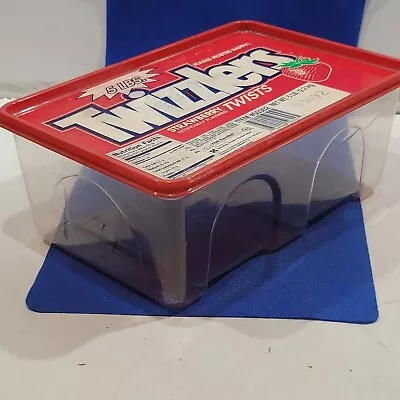 Vintage Twizzlers Plastic Container Storage Trinket Box 1993 Empty • $3.19
