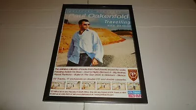 PAUL OAKENFOLD Travelling-framed Original Advert • $21.12