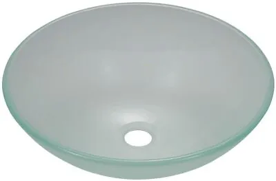 £69.99 • Buy Bathroom FROSTED GLASS Wash Basin Bowl Sink