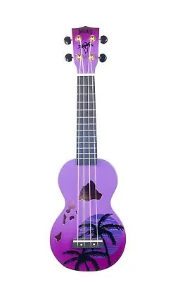Mahalo Designer Series Hawaii Soprano Ukulele - Purple Burst - MD1-HAPPB • $62.99