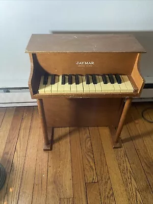 Vintage JAYMAR Upright 25 Key Miniature Kids Piano - Keys Work • $95