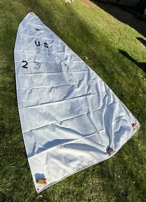 Mainsail And Jib Sail Set From Snipe Class Dinghy Sailcloth Dacron B0414 • $350