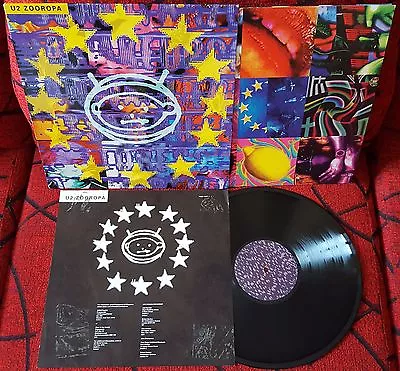 U2 *** ZOOROPA *** VERY SCARCE 1993 Spain LP W/ INSERT **PLEASE READ** • $99.99