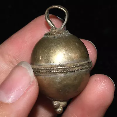 Large Ancient Viking Period Silver Pendant Bead Amulet Ca. 9th - 10th Century AD • $60