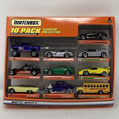 Matchbox 10 Pack Starter Collection 1999 Set 38318 Sealed Box Wear (F15) • $24.99