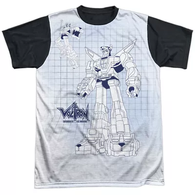 Voltron Blueprint Adult Halloween Costume T Shirt (Black Back) S-3XL • $19.99