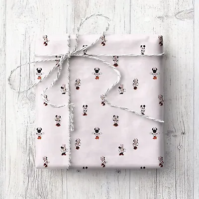 Dancing Minnie (Unofficial Minnie Mouse) Wrapping Paper (2 Sheets) • £6