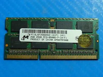 MacBook Pro 15  A1286 2010 MC371LL/A Micron SO-DIMM RAM Memory 2GB PC3-8500S  • $9.99