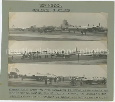 £2.99 • Buy Bovingdon Open House Aircraft 1958 Lot Of 3 Photos, CX001