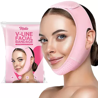 Reusable Face Strap V Line Mask Double Chin Reducer Chin Patch V Shaped Belt • $13.84