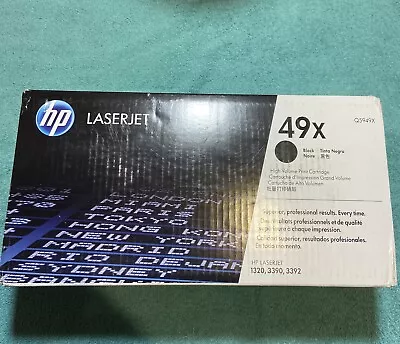 Genuine HP 49X Black Toner Cartridge LaserJet 1320 3390 Sealed Box • $80