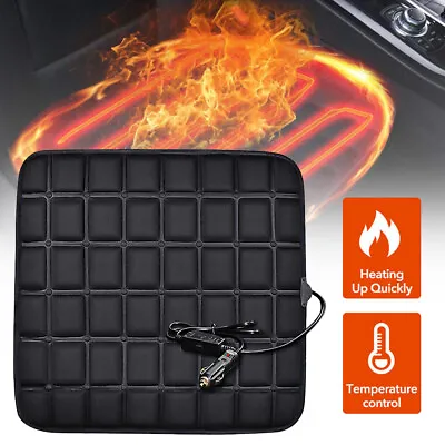 Car Heating Seat Pad Memory Foam Winter Car Seat Cover Seat Cushion Breathable • £5.90