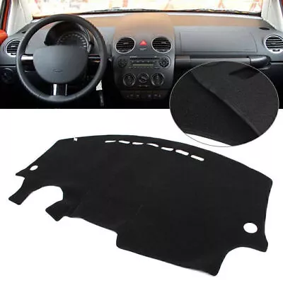 Car Dash Mat Dashboard Cover Dashmat For Volkswagen VW Beetle 1998-2010 09 Black • $24.98