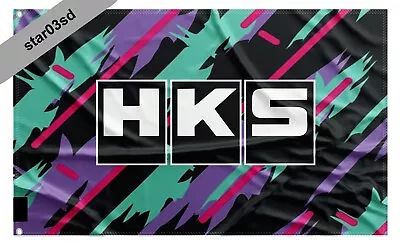 HKS Multicolor Flag (3x5 Ft)  Japanese Aftermarket Parts • $15.99