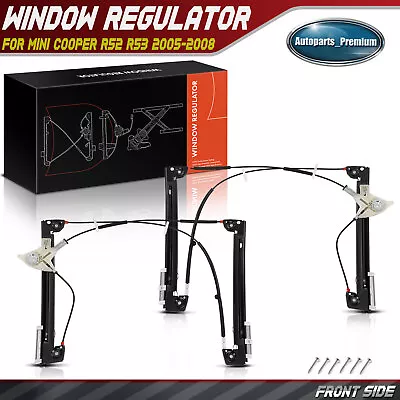 2x Power Window Regulators For Mini Cooper R52 R53 2005-2008 Front Left & Right • $74.99
