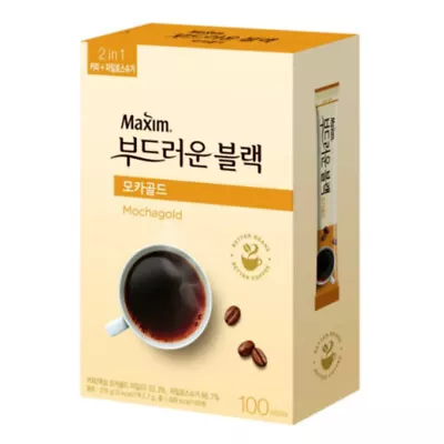 Maxim Original Mocha Gold Black Coffee Stick 100T Xylose Sugar Korean Instant • $41.95