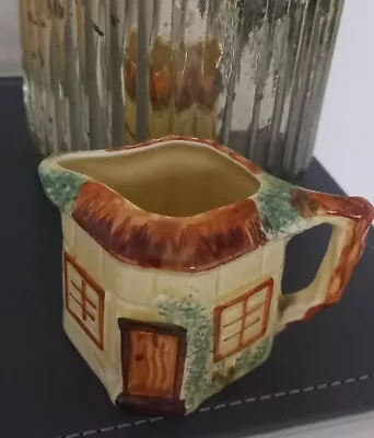 Vintage Keele Street Pottery Cottage   Jug England Hand Painted • £19.99