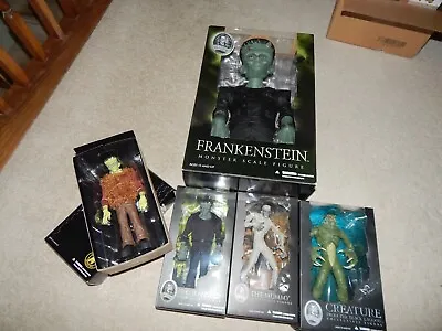 Mezco 6 Universal Monster Figure Creature Wolfman Son Frankenstein 9-18 Inch New • $1999.99