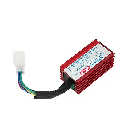 Racing CDI Box 5 Pin Red CDI Ignition Control Unit Module For 50cc 70cc • £9.44