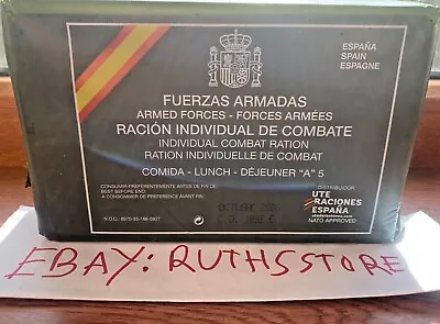 Spanish Armed Forces Mre ICR Spain Ration Pack Military Meals Ready To Eat 2026 • $49.99