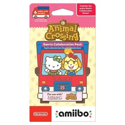 Animal Crossing: Sanrio Collaboration Amiibo Cards - Nintendo/Hello Kitty/New 🐙 • $16.99